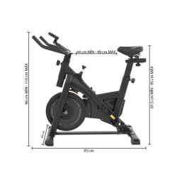 Bicicleta de spinning metal