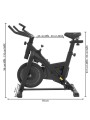 Bicicleta de spinning metal