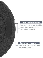 Set mancuernas de peso variable