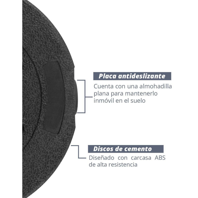 Set mancuernas de peso variable