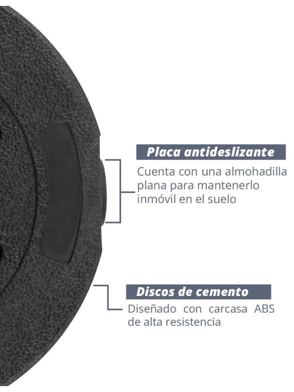 Set mancuernas de peso variable