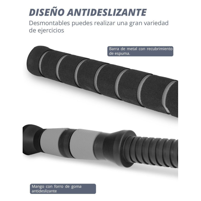 Set mancuernas de peso variable