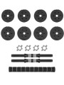 Set mancuernas de peso variable