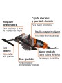 Sierra circular compacta 4-1/2", 750W, TRUPER PRO