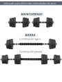Set mancuernas de peso variable
