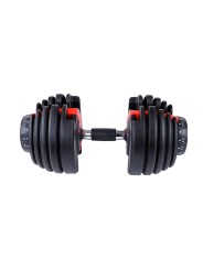 Set mancuernas de peso variable 24 kg 12 piezas