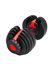 Set mancuernas de peso variable 24 kg 12 piezas