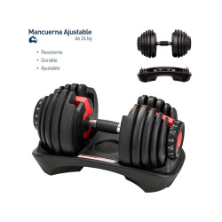 Set mancuernas de peso variable 24 kg 12 piezas