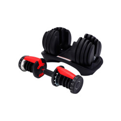 Set mancuernas de peso variable 24 kg 12 piezas