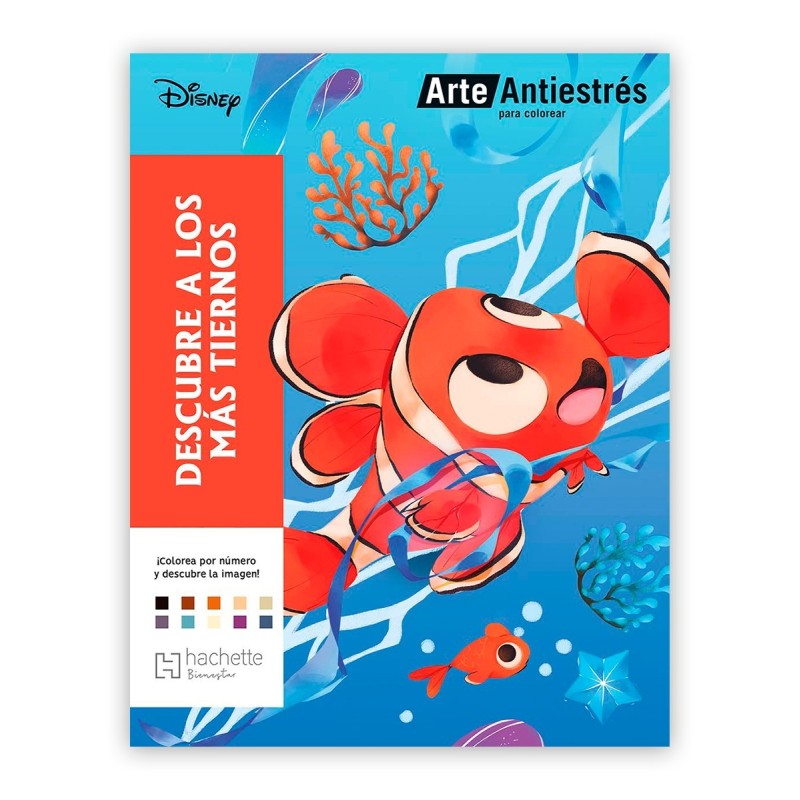 Libro Disney Arte Antiestrés: Descubre A Los Más Tiernos | Plaza Comercio