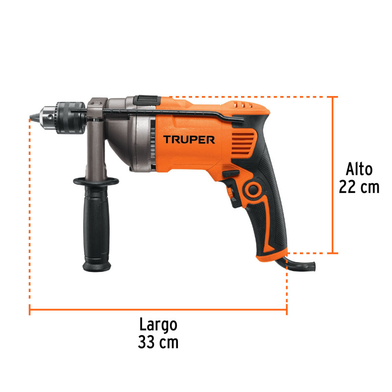Rotomartillo 1/2", 850W, TRUPER PRO
