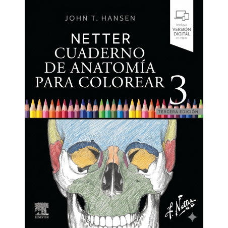 Netter. Cuaderno de anatomía para colorear - 3.ª Ed. | Elsevier