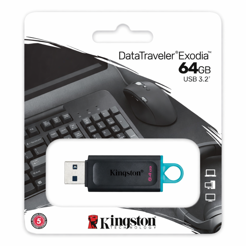 Kingston DataTraveler Exodia 64GB - USB 3.2 Gen 1