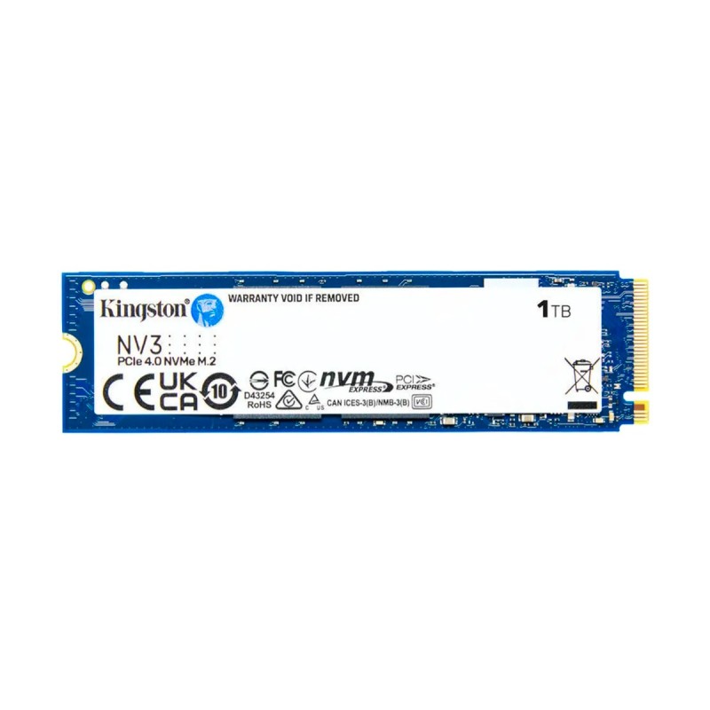 Disco Sólido Kingston Nv3 1tb M.2 Pcie 4.0 Nvme M.2