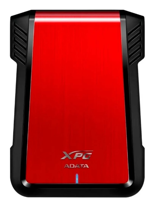 Gabinete Disco Duro 2.5 Adata Ex500 Usb 3.1 Ssd Hdd Rojo