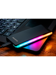 Gabinete Ssd M.2 Nvme Sata Adata Ec700g Rgb Gamer Alta Vel.