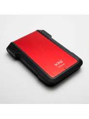 Gabinete Disco Duro 2.5 Adata Ex500 Usb 3.1 Ssd Hdd Rojo