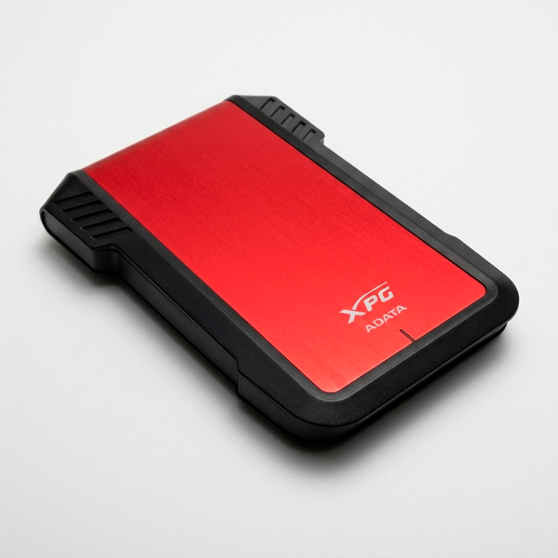 Gabinete Disco Duro 2.5 Adata Ex500 Usb 3.1 Ssd Hdd Rojo
