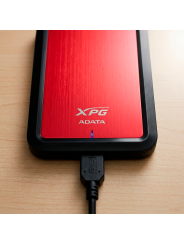 Gabinete Disco Duro 2.5 Adata Ex500 Usb 3.1 Ssd Hdd Rojo