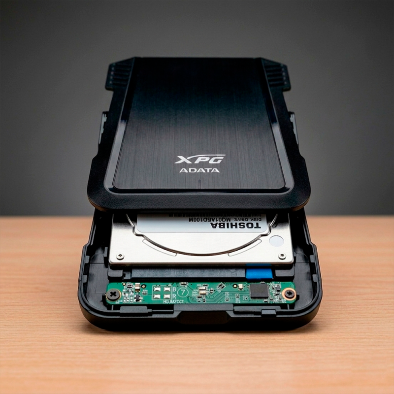 abinete Externo Xpg Adata Ex600 Para Disco Duro 2.5 Hdd/ss