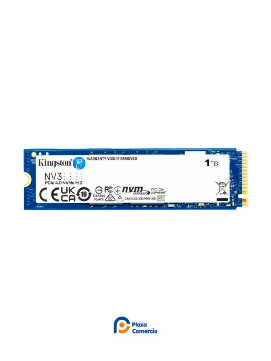 Disco Sólido Kingston Nv3 1tb M.2 Pcie 4.0 Nvme M.2
