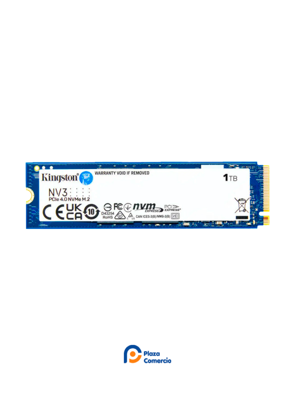 Disco Sólido Kingston Nv3 1tb M.2 Pcie 4.0 Nvme M.2