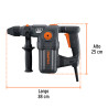 Rotomartillo SDS Plus 6 Joules, 1600W, TRUPER INDUSTRIAL