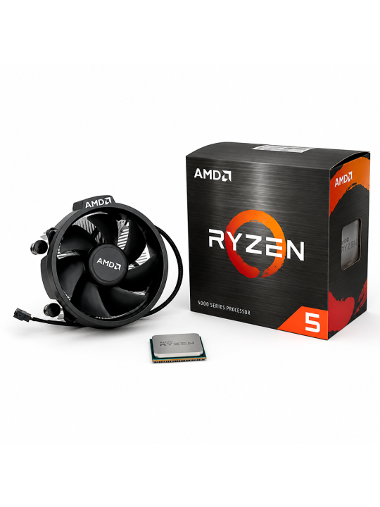 AMD RYZEN 5 5500 CORE 6 4.2GHZ 12 HILOS AM4 100-100000457BOX