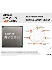 AMD RYZEN 7 5700G CORE 8 4.6GHZ  AM4 65W 100-100000263BOX