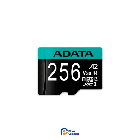 ADATA MICROSD 256GB CLASS10 Premier Pro V30 RETAIL A2 AUSDX256GUI3V30SA2-RA1