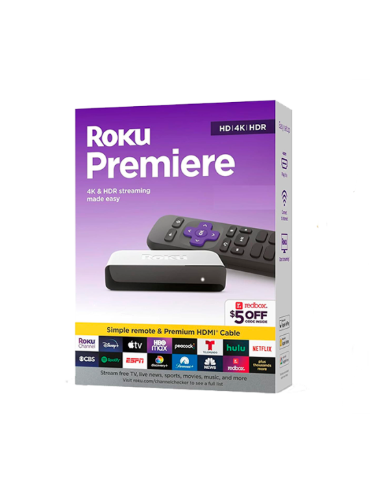 ROKU PREMIERE 3920RW REPRODUCTOR STREAMING DE ENTRETENIMIENTO 4K Y HDR