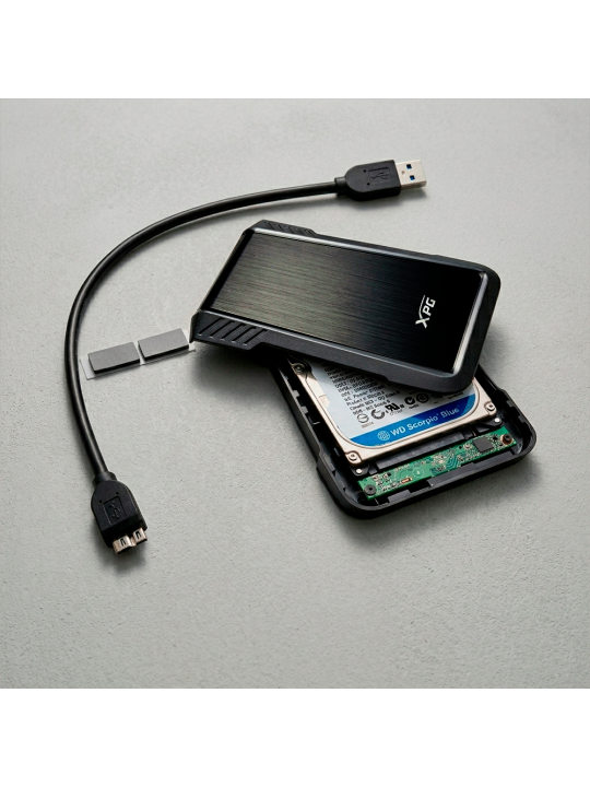 abinete Externo Xpg Adata Ex600 Para Disco Duro 2.5 Hdd/ss