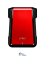 Gabinete Disco Duro 2.5 Adata Ex500 Usb 3.1 Ssd Hdd Rojo