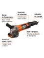 Esmeriladora angular 4-1/2", 1100W, TRUPER PRO