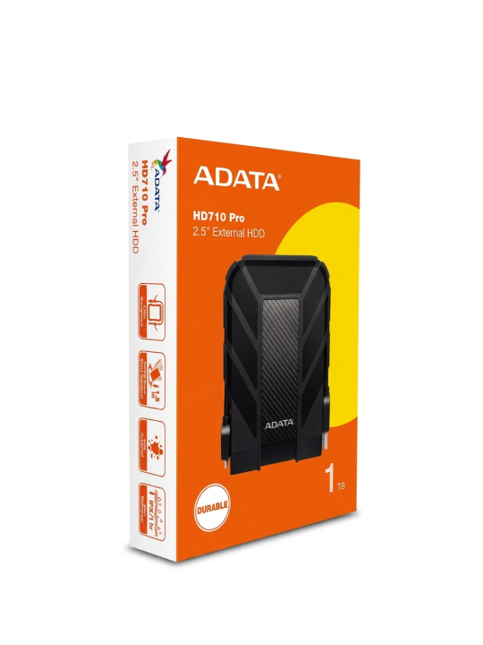 DISCO DURO EXTERNO ADATA HD710 PRO 3.1 NEGRO  | Resistente al Agua