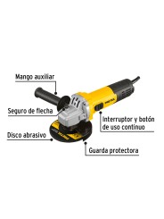 Esmeriladora angular 4-1/2", 550W, PRETUL