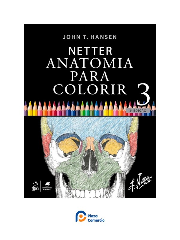 Netter. Cuaderno de anatomía para colorear - 3.ª Ed. | Plaza Comercio