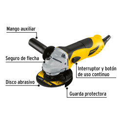 Esmeriladora angular 4-1/2", 700W, PRETUL