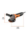 Esmeriladora angular 4-1/2", 1100W, TRUPER ERGO PRO