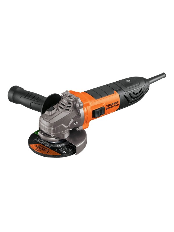 Esmeriladora angular 4-1/2", 950W, TRUPER ERGO PRO